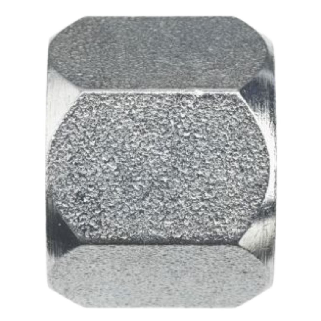 0304-C-03-SS : OneHydraulics Stainless Cap Nut, 3/8-24 (-03) Female JIC