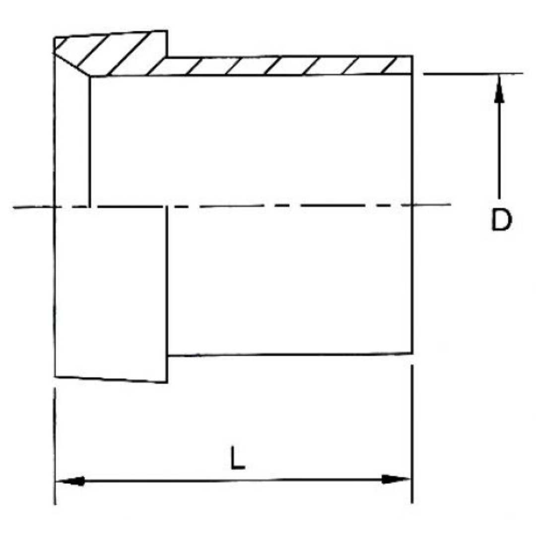 0319-05 : OneHydraulics Steel Tube Sleeve, 5/16" (-05) JIC Tube OD