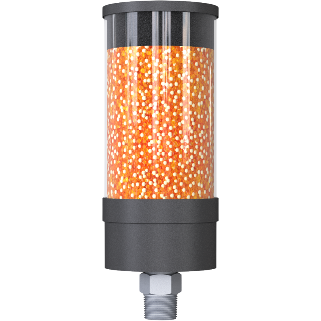 VV-DV 3M N1"m : Giebel VV-DV Desiccant Breather Dryer, Disposable, With Check Valves, 201-600 ml Water Capacity, FKM Seals, 3-Micron Paper Filter, 1" Male NPT