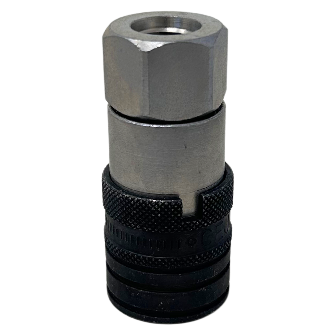 10-365-1604-FIRE : FIRE SALE CEJN Series 365 Flat Faced QD Nipple. ISO 16028 - ALL SALES FINAL