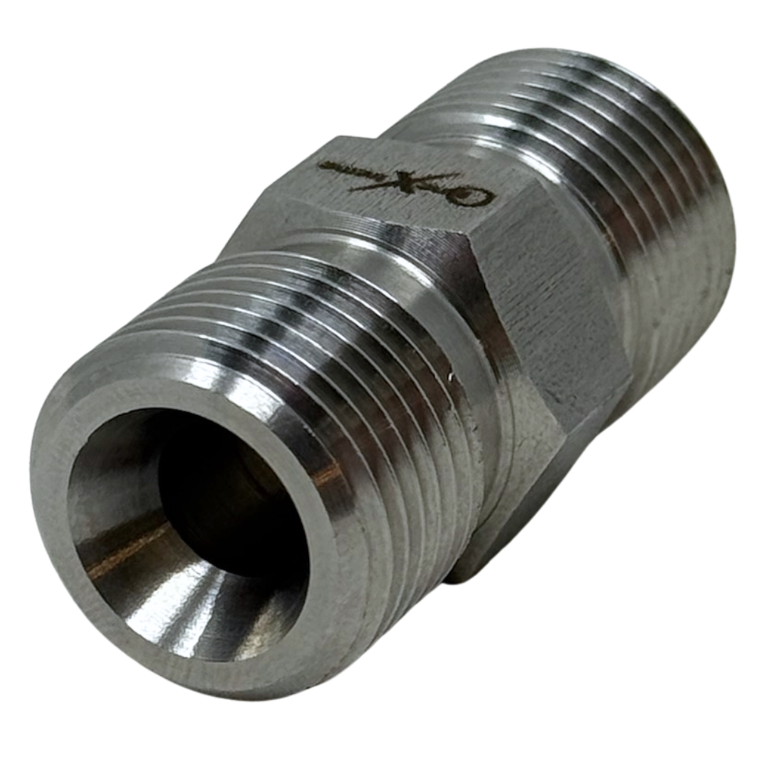 X12TM14TM30 : OneXtreme Adapter, 0.75 (3/4") Male Type-M x 0.875 (7/8") Male Type-M, 30,000psi