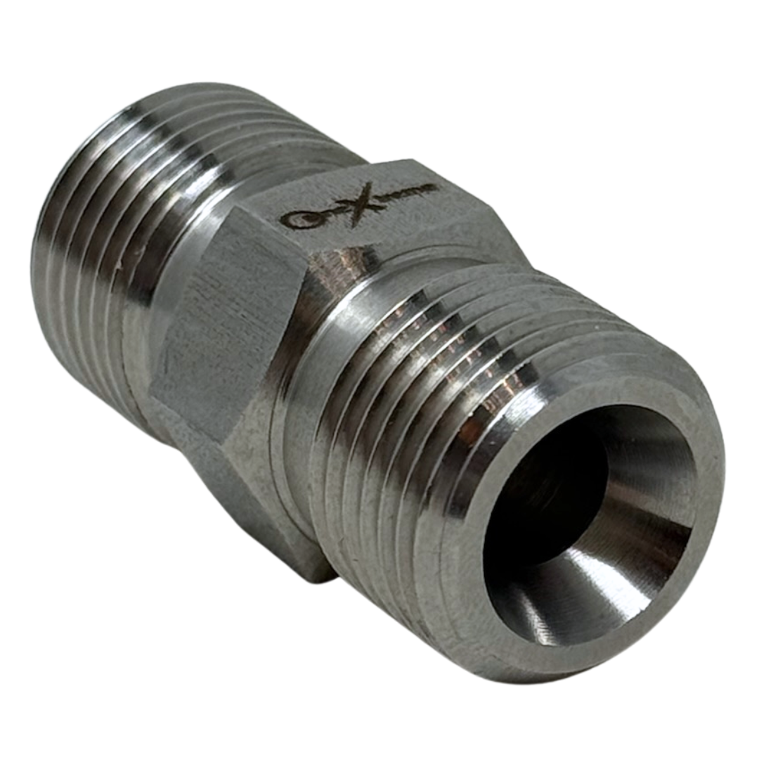 X12TM14TM30 : OneXtreme Adapter, 0.75 (3/4") Male Type-M x 0.875 (7/8") Male Type-M, 30,000psi