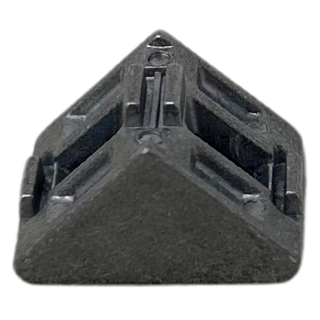 148915-FIRE : FIRE SALE Angle Bracket, 90 Deg, 2-Hole, Die-Cast Aluminum. - ALL SALES FINAL