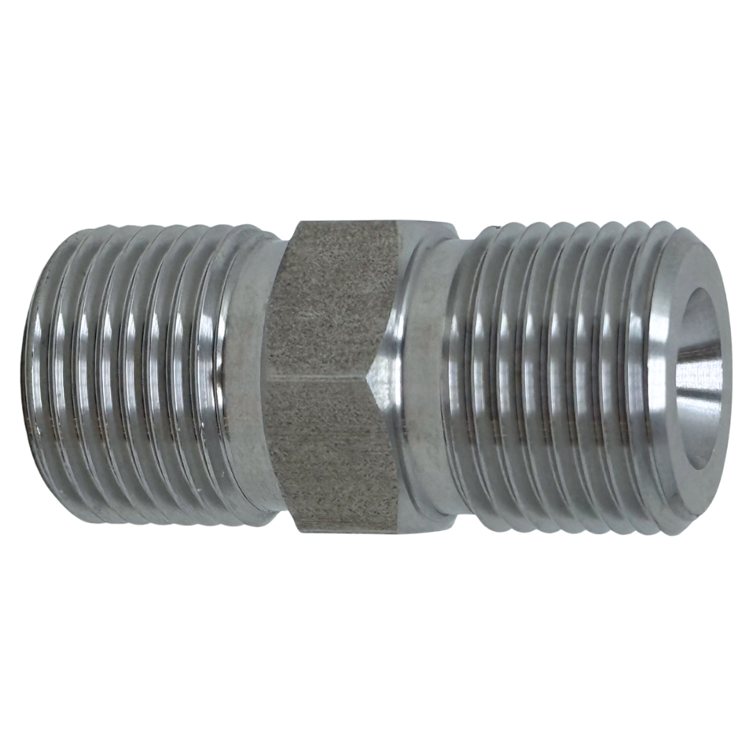 X14TM18TM40 : OneXtreme Adapter, 0.875 (7/8") Male Type-M x 1.125 (1-1/8") Male Type-M, 40,000psi