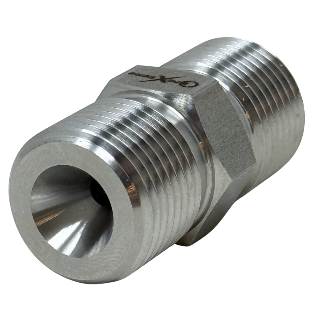 X14TM18TM40 : OneXtreme Adapter, 0.875 (7/8") Male Type-M x 1.125 (1-1/8") Male Type-M, 40,000psi