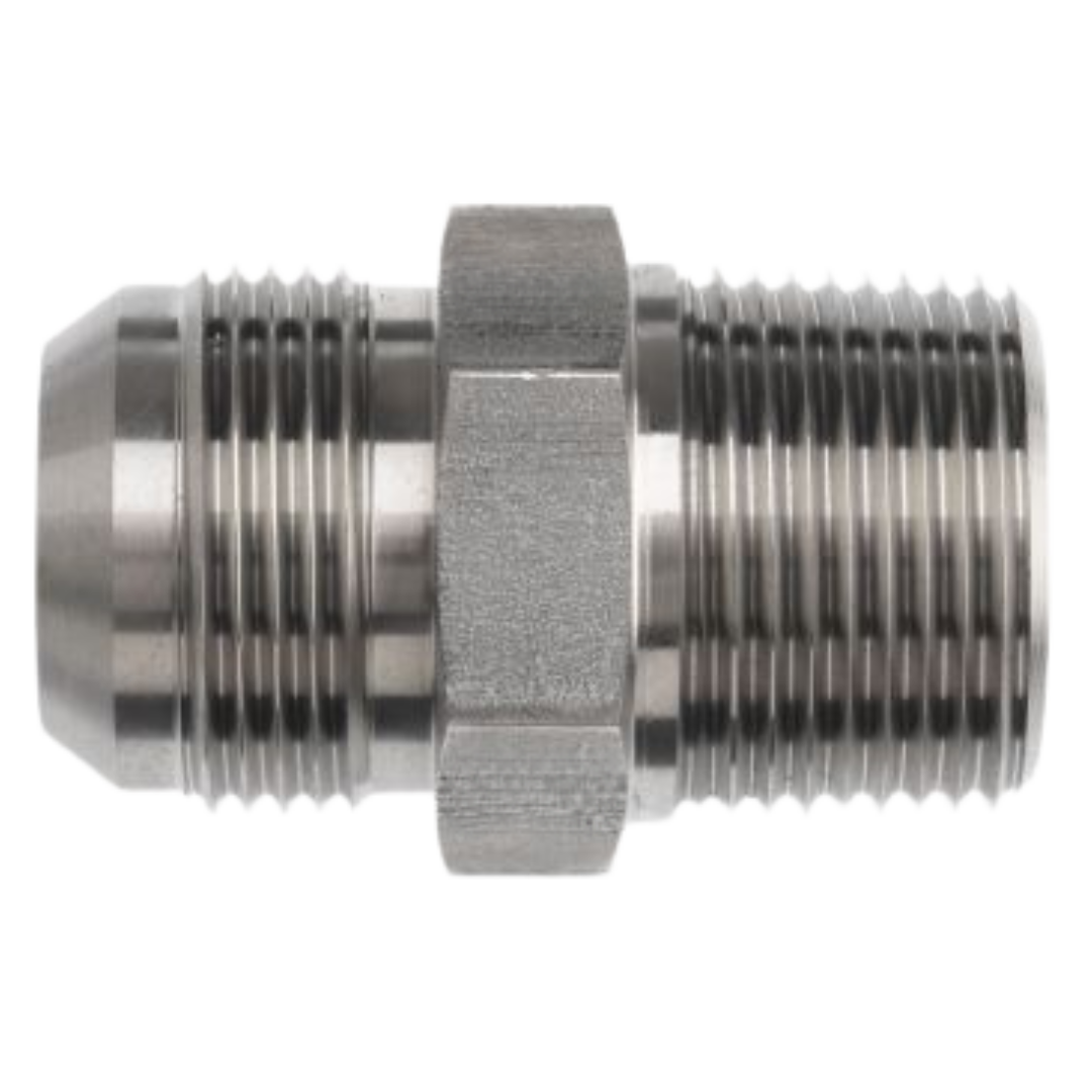 2404-12-12-SS : OneHydraulics Straight Stainless Steel Rigid Adapter, 2404-12-12-SS : OneHydraulics Straight Stainless Steel Rigid Adapter,