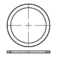 3500-12 : Adaptall Copper Sealing Washer, 3/4" (-12) BSPP Banjo