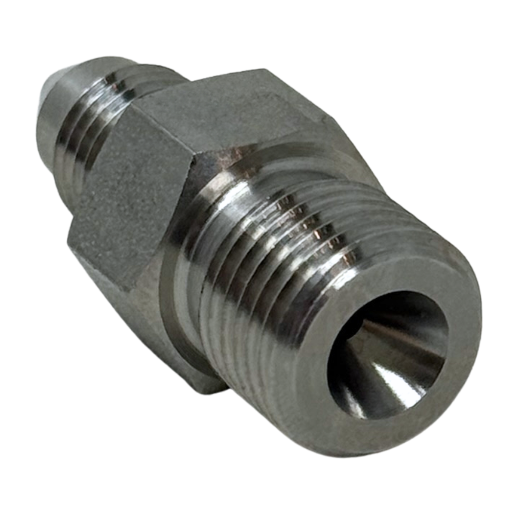 X4M16TM20 : OneXtreme Adapter, 0.25 (1/4") Male MP x 1" Male Type-M, 20,000psi