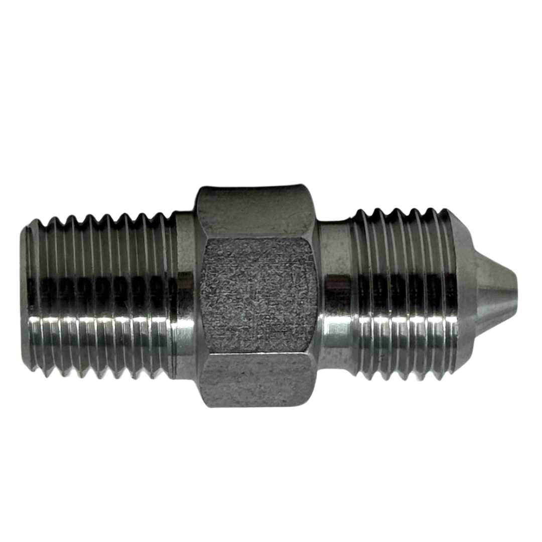 X6N06H15 : OneXtreme Adapter, 0.375 (3/8") Male NPT x 0.75 (3/4") Male HP, 15,000psi