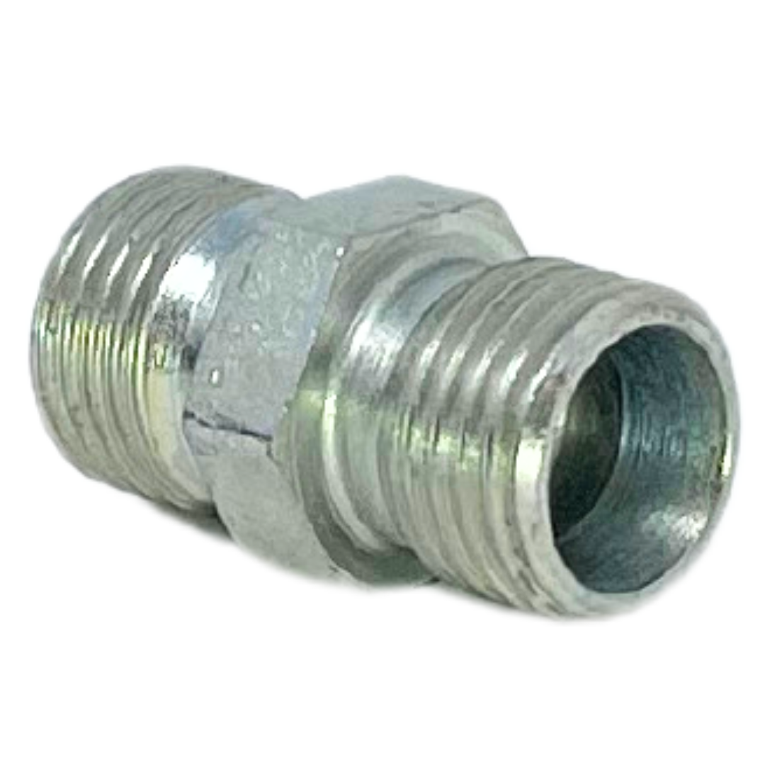 5000LL-06C : Adaptall Straight Steel Rigid Adapter, M10 X 1.0 (-LL06) Male Extra Light DIN x M10 X 1.0 (-LL06) Male Extra Light DIN
