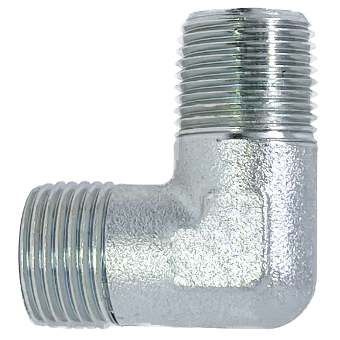 5070S-14-06 : Adaptall 90-Degree Steel Adapter, M22 X 1.5 (-S14) Male Heavy Duty DIN x 3/8-18 (-06) Male NPT