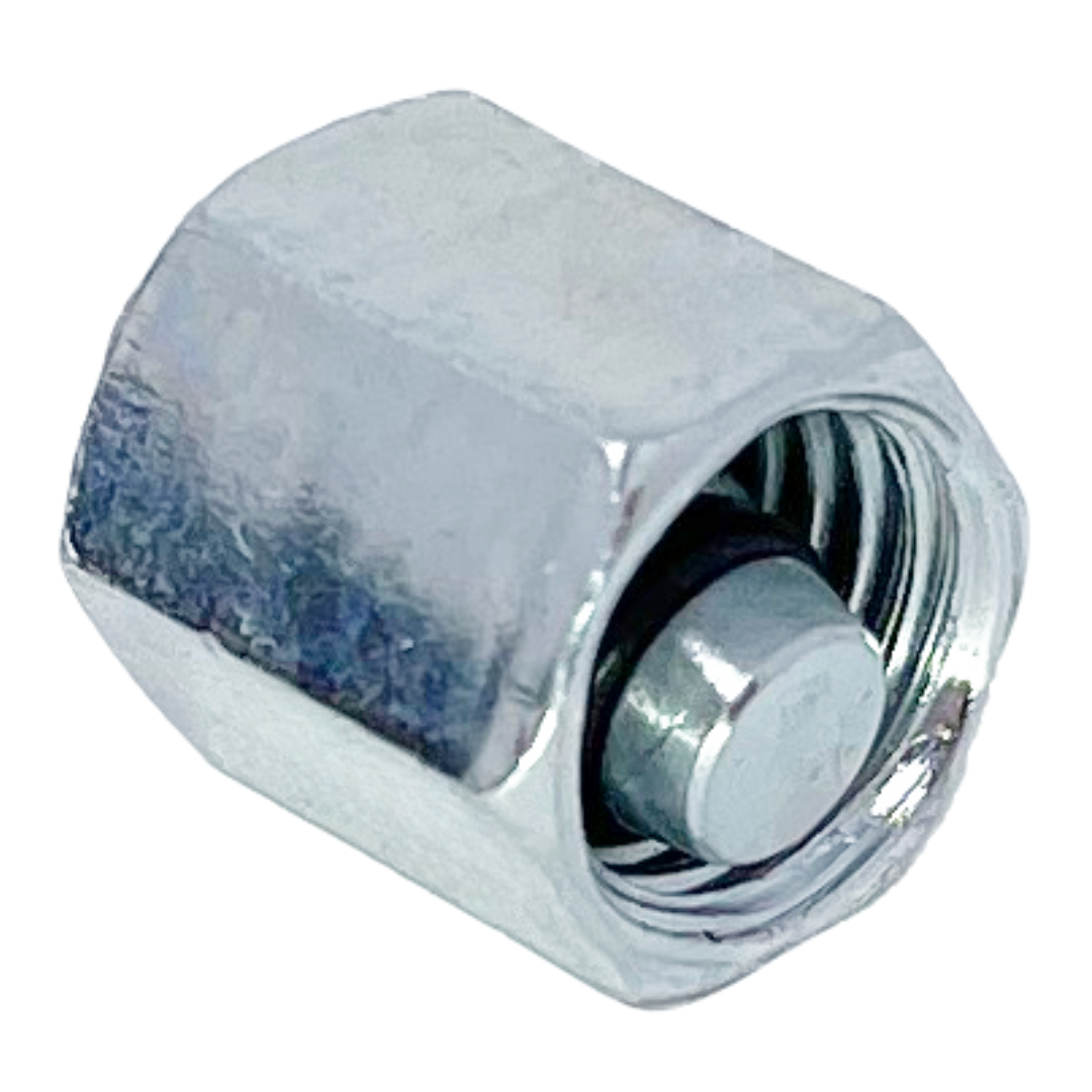 5204L-08 : Adaptall Steel Soft Seal Tube Cap, M14 X 1.5 (-L08) Female Light Duty DIN
