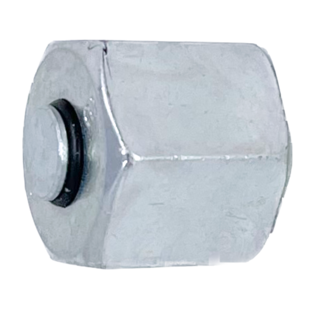5204S-10 : Adaptall Steel Soft Seal Tube Cap, M18 X 1.5 (-S10) Female Heavy Duty DIN