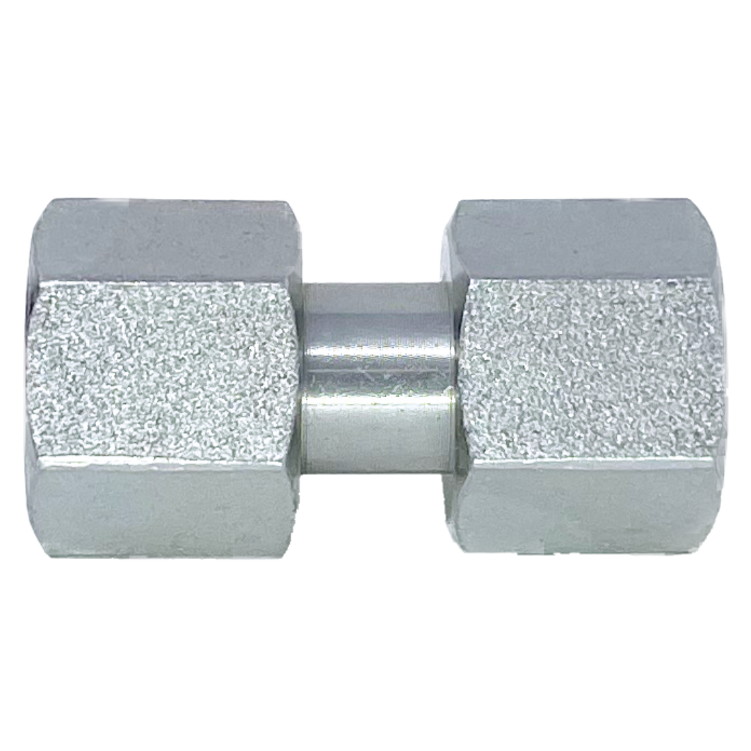 5300L-08 : Adaptall Straight Steel Swivel Adapter, M14 X 1.5 (-L08) Female Light DIN x M14 X 1.5 (-L08) Female Light DIN