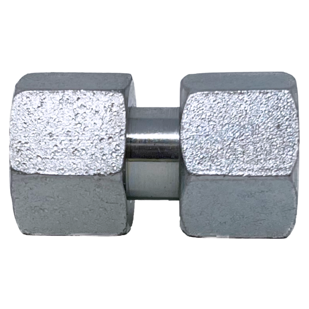 5300S-25 : Adaptall Straight Steel Swivel Adapter, M36 X 2.0 (-S25) Female Heavy DIN x M36 X 2.0 (-S25) Female Heavy DIN