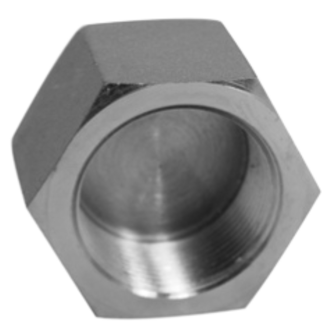 5406-C-08-SS : OneHydraulics Stainless Pipe Cap, 1/2-14 (-08) Female NPTF
