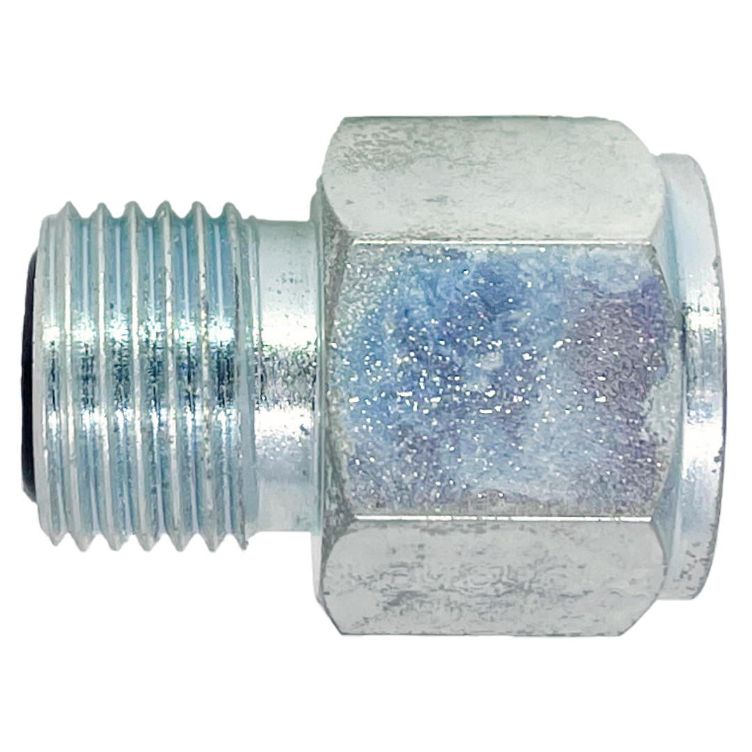 6220-12-12 : Adaptall Straight Steel Rigid Adapter, 1-13/16-12 (-12) Male ORFS x 3/4-14 (-12) Female JIS