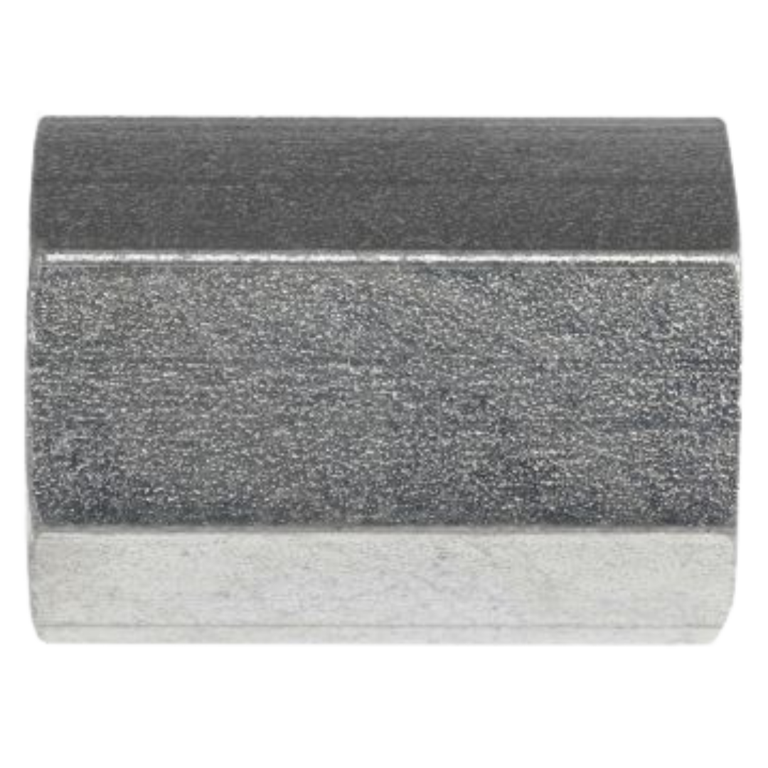 6420-04-04 : OneHydraulics Straight Steel Adapter, 7/16-20 (-04) Female ORB x 1/4-18 (-04) Female NPT, 6000psi