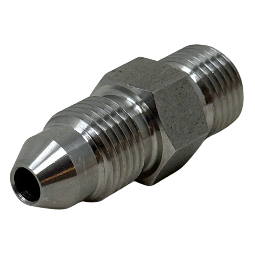 X9M09H20 : OneXtreme Adapter, 0.5625 (9/16") Male MP x 0.5625 (9/16") Male HP, 20,000psi