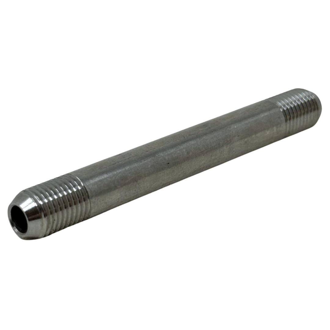X4M04M-3R20 : OneXtreme Adapter, 1/4" Male MP Long Nipple x 3.00" Long, 20,000psi