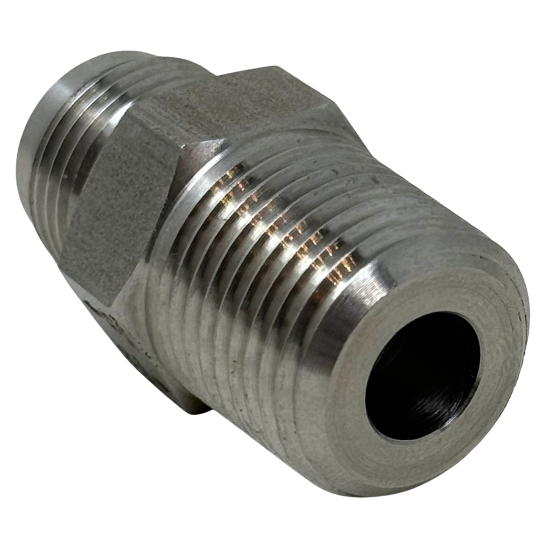 X12N16J10 : OneXtreme Adapter, 0.75 (3/4") Male NPT x 1" Male JIC, 10,000psi
