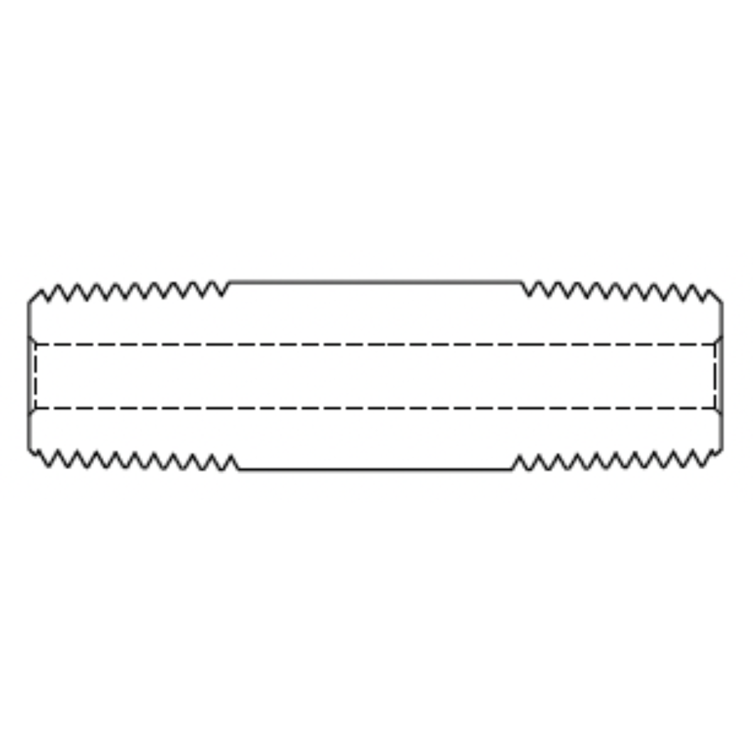 X8N08N-2R15 : OneXtreme Adapter, 1/2" Male NPT Nipple x 2.00" Long, 15,000psi