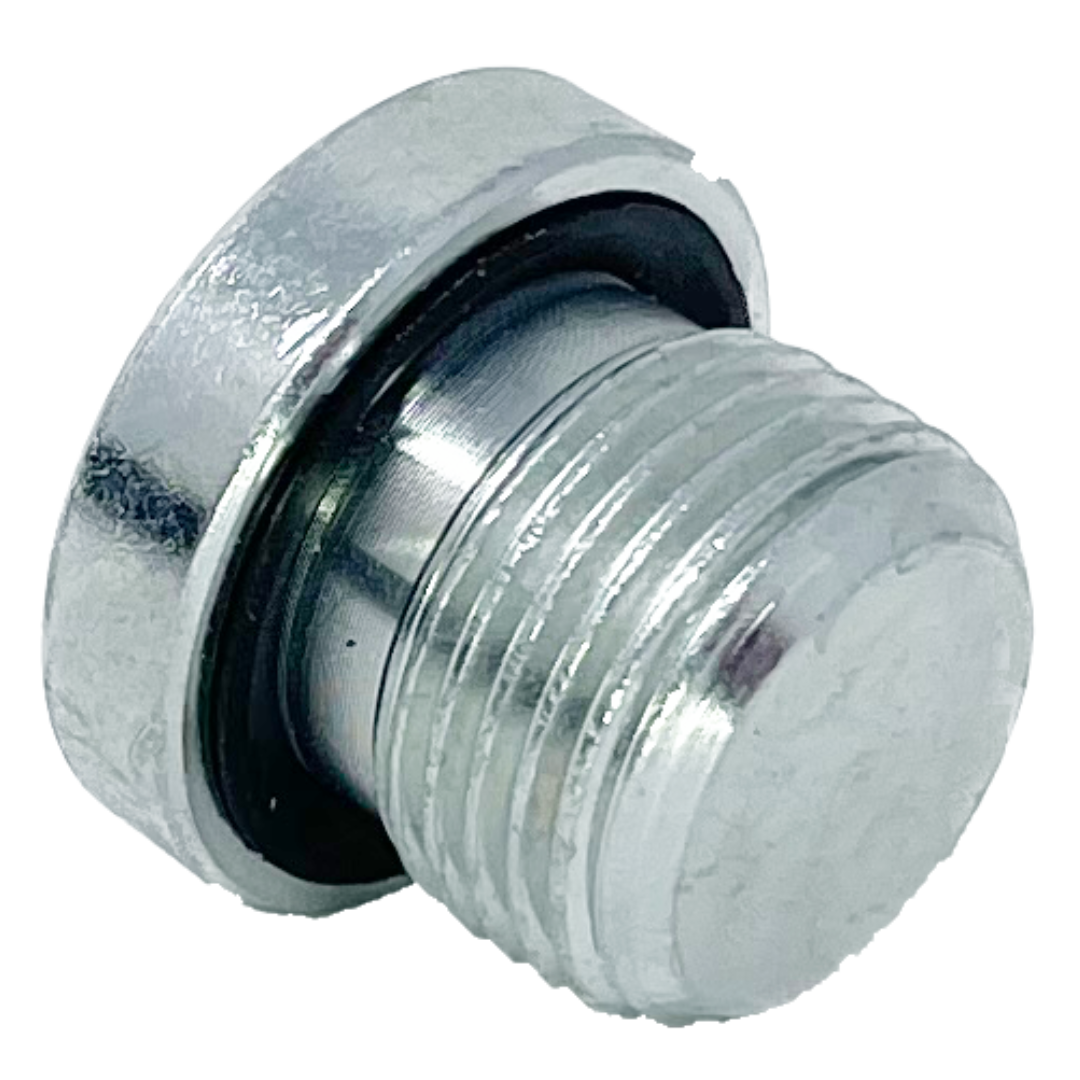 9028-08 : Adaptall Steel Countersunk Sealed Plug, 1/2-14 (-08) Male BSPP