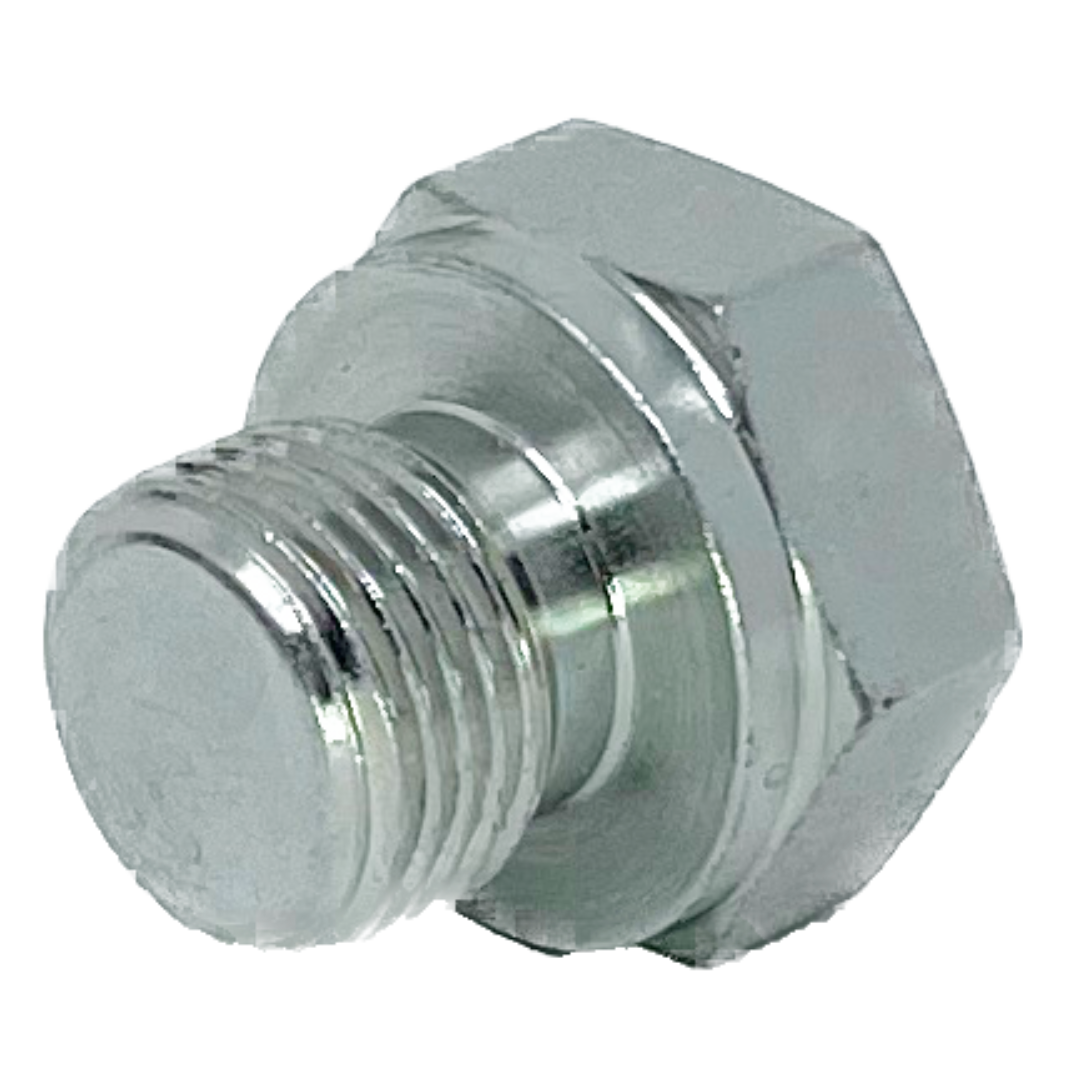 9030M-30X1.5 : Adaptall Steel Hex Plug, M30 X 1.5 (30mm) Male Metric