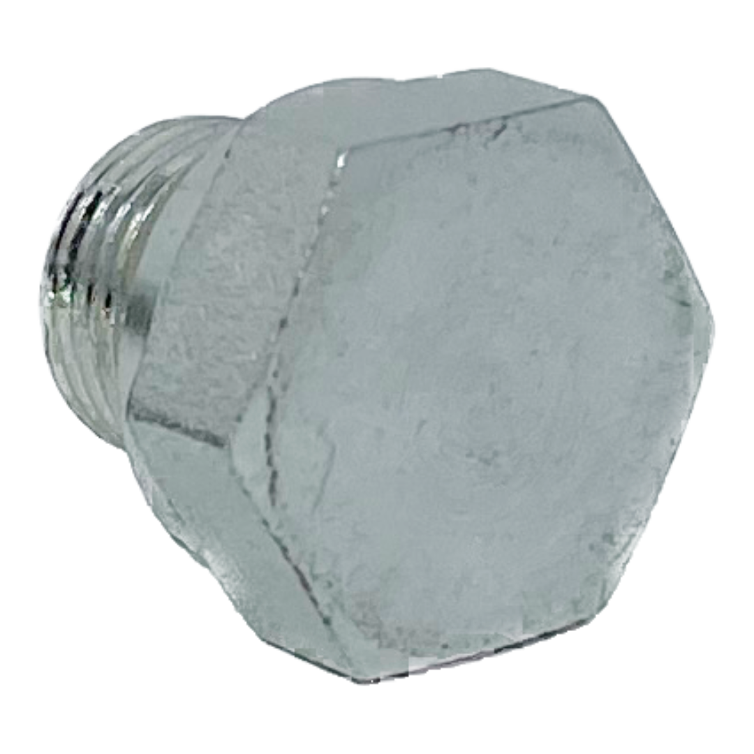 9030M-30X1.5 : Adaptall Steel Hex Plug, M30 X 1.5 (30mm) Male Metric