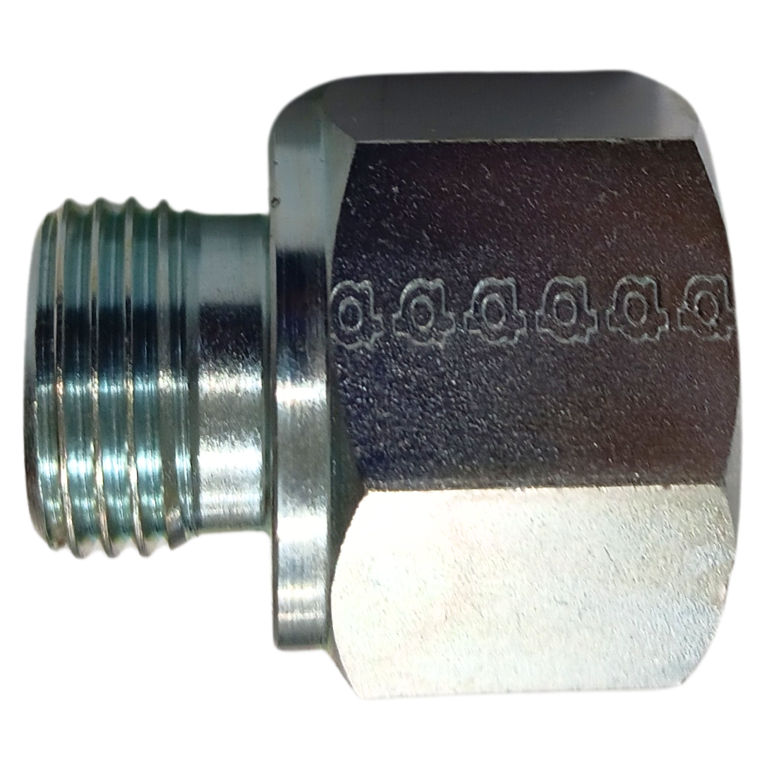 9035-40-32 : Adaptall Straight Steel Adapter, G 2-1/2-11 (-40) Male BSPP x 2-11-1/2 (-32) Female NPT