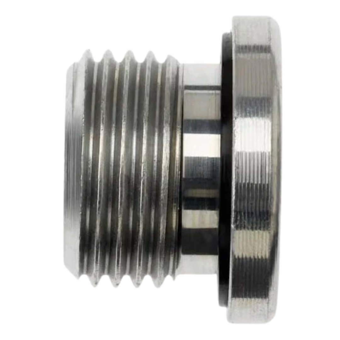 9522-H-02-O : OneHydraulics Steel Hollow Hex Plug, 1/8-28 (-02) Male BSPP