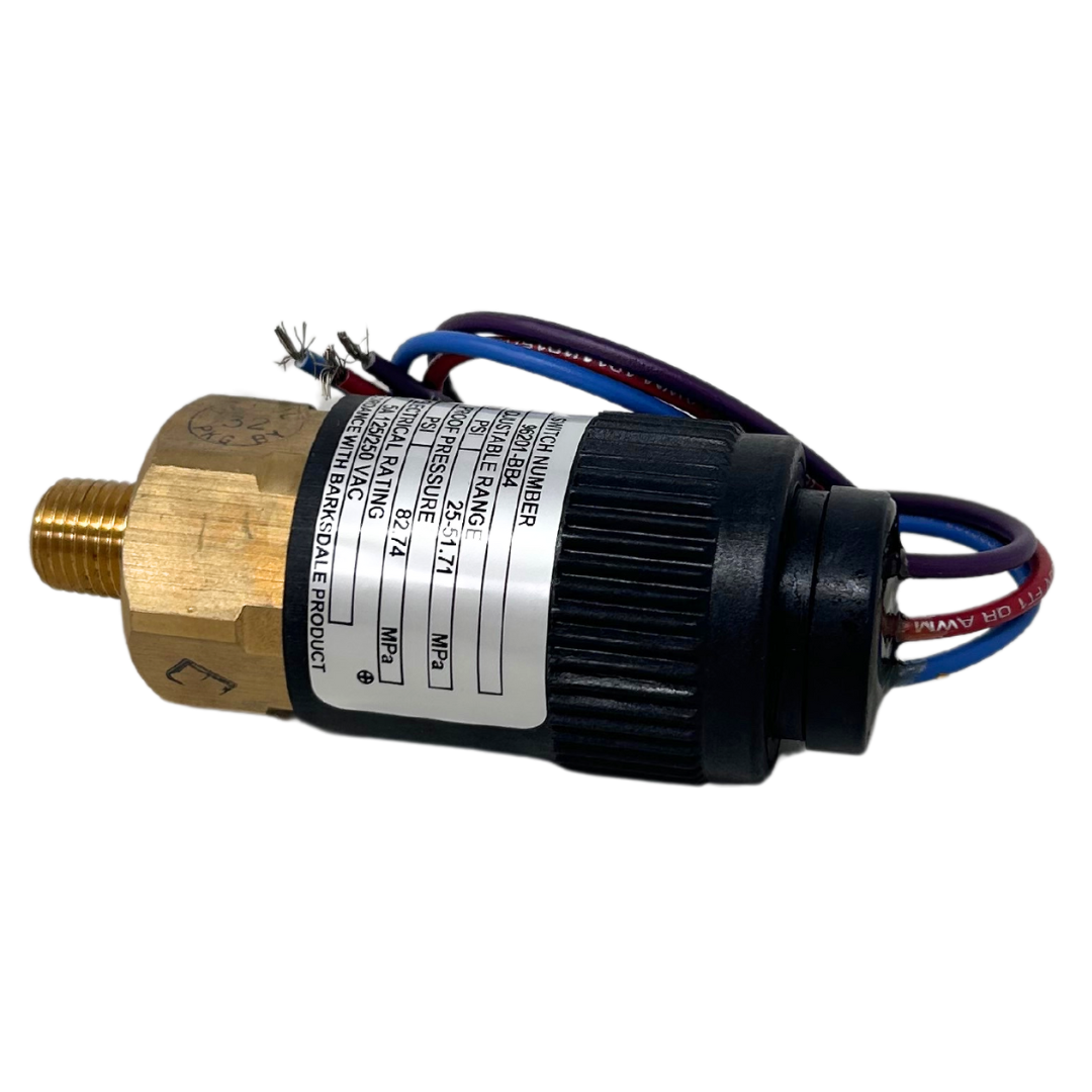 96201-BB4-FIRE : FIRE SALE Barksdale Compact Economical Pressure Switch, High Pressure Piston, 3650psi Min Decreasing, 6700psi Max Decreasing, - ALL SALES FINAL