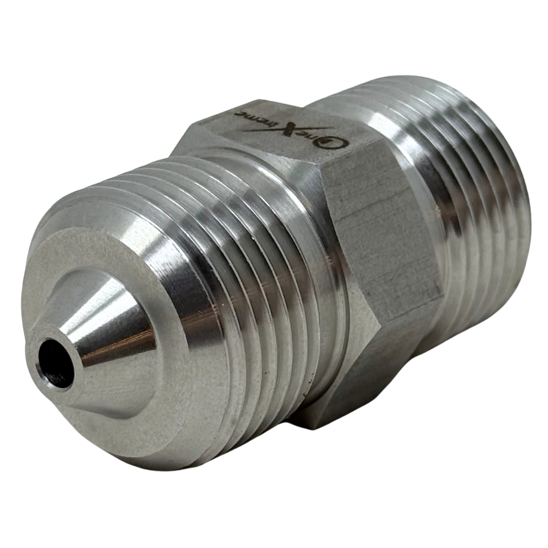 X9H09H60 : OneXtreme Adapter, 0.5625 (9/16") Male HP x 0.5625 (9/16") Male HP, 60,000psi