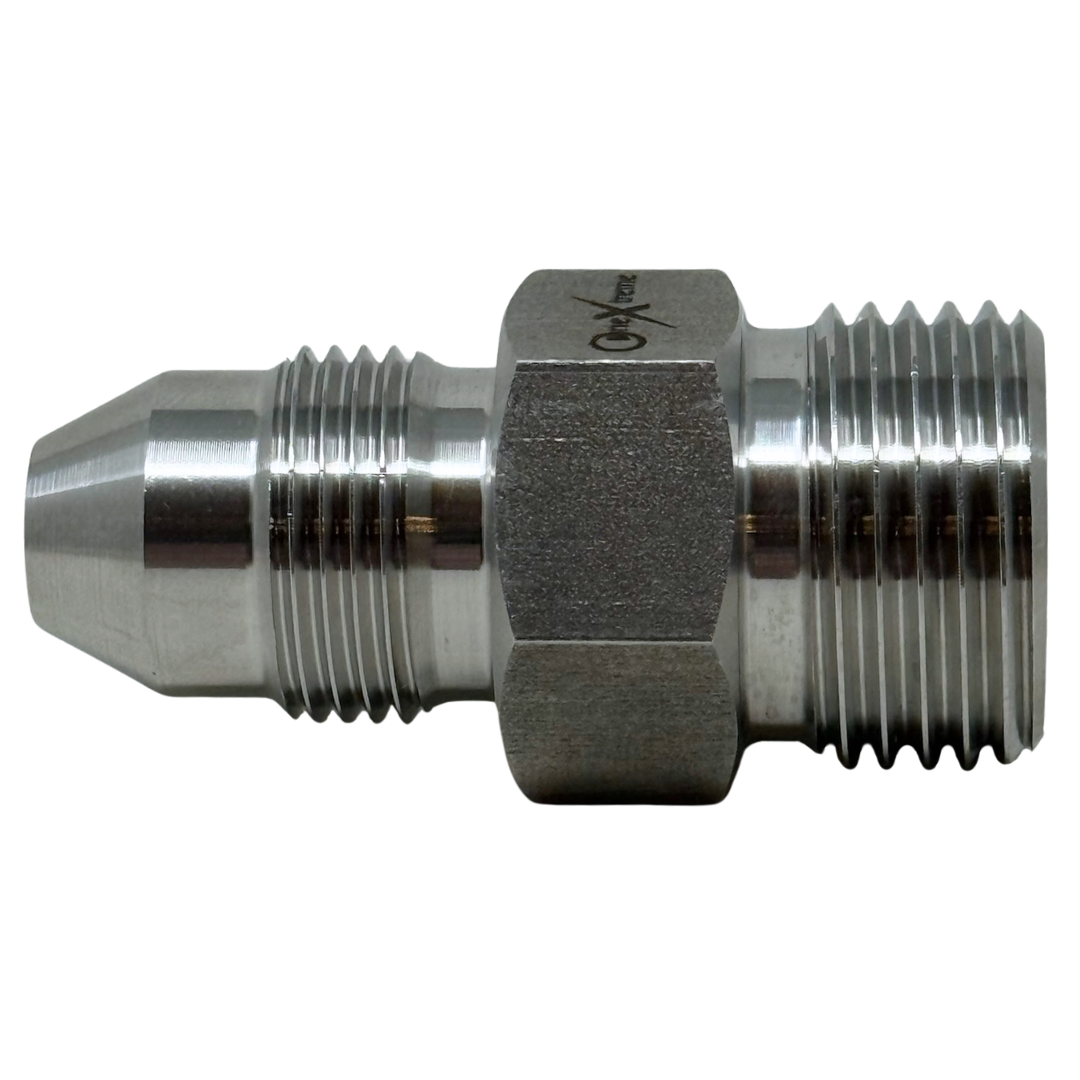 X9M21TM20 : OneXtreme Adapter, 0.5625 (9/16") Male MP x 1.3125 (1-5/16") Male Type-M, 20,000psi