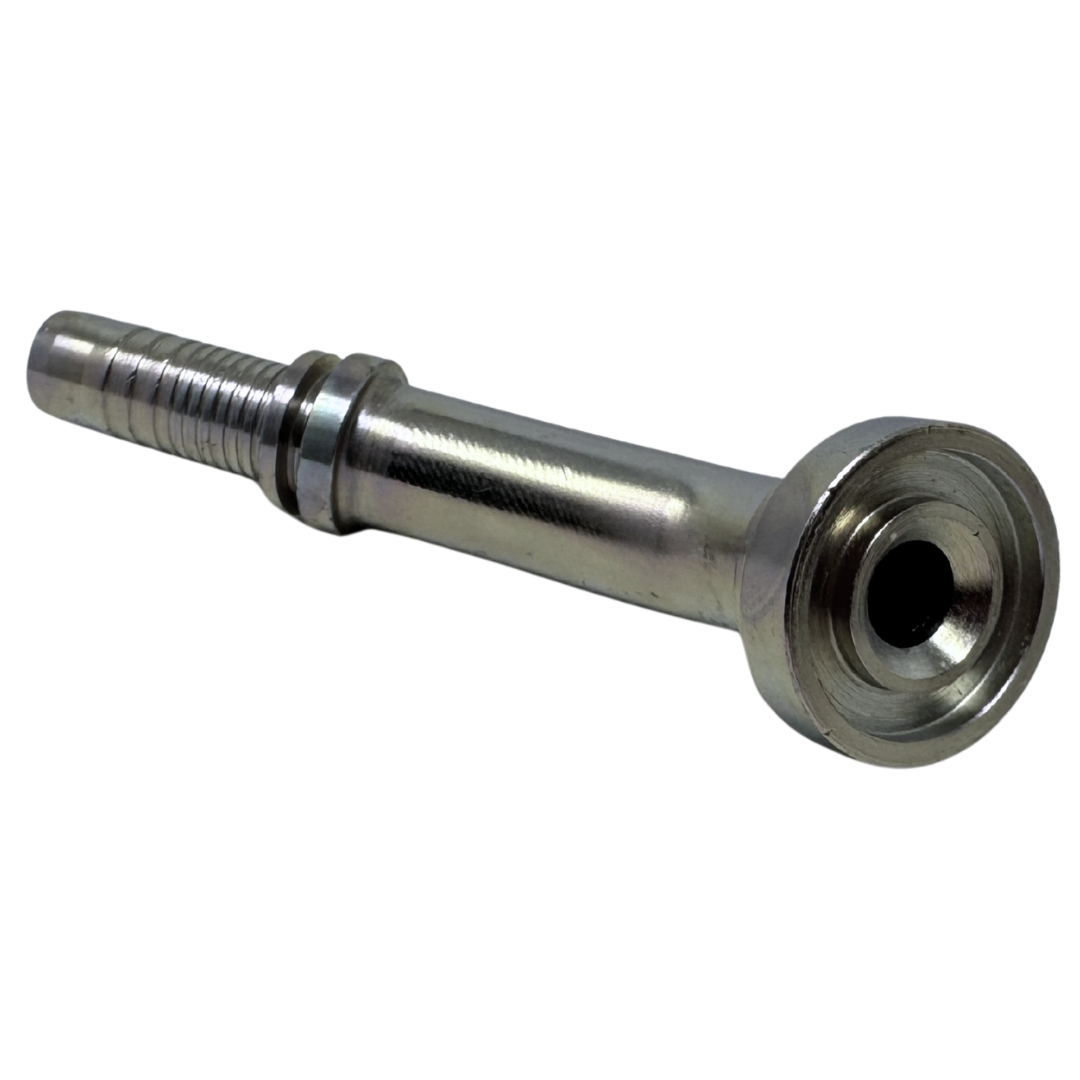 A-0808-C614 : Alfagomma 45-Degree Steel Fitting Insert, 1/2 (-08) Hose x 1/2 (-08) Code 61 Flange, 5000psi