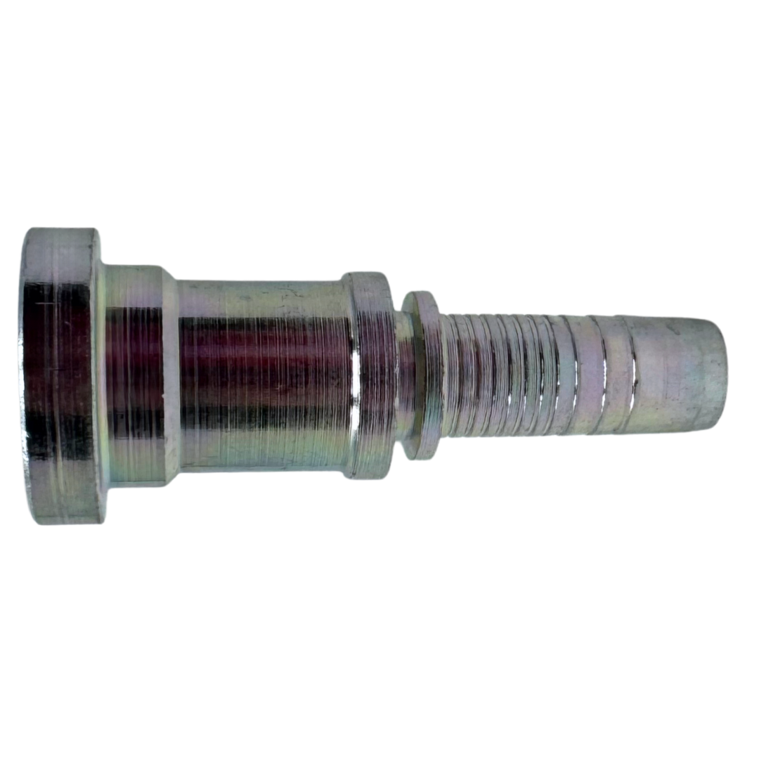 A-0808-C61S : Alfagomma Straight Steel Fitting Insert, 1/2 (-08) Hose x 1/2 (-08) Code 61 Flange, 5000psi