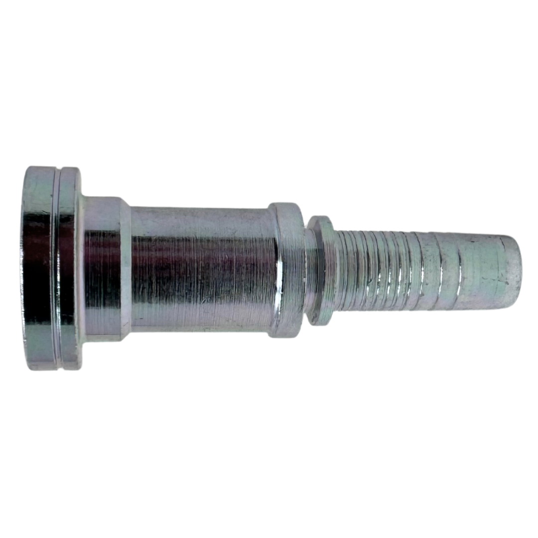 A-0808-C62S : Alfagomma Straight Steel Fitting Insert, 1/2 (-08) Hose x 1/2 (-08) Code 62 Flange, 6000psi