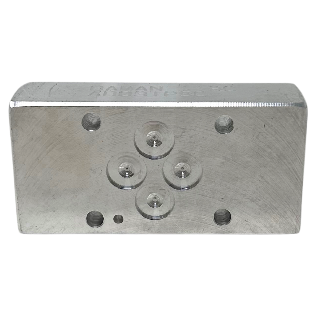 AD03TPSD-FIRE : FIRE SALE Daman Aluminum Cavity Body, 3000 psi, T10A Cavity Size, -6 SAE Ports, 2 ports - ALL SALES FINAL