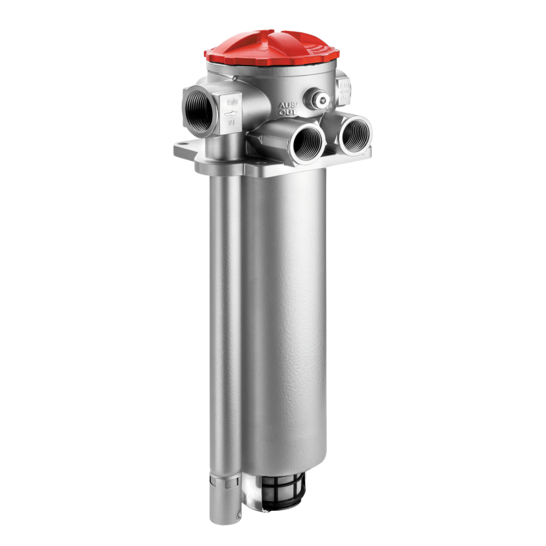 E 198-786 : Argo Tank Return Filter, 145psi, 48GPM, 10 Micron, #24SAE, No Ind., With Bypass Valve