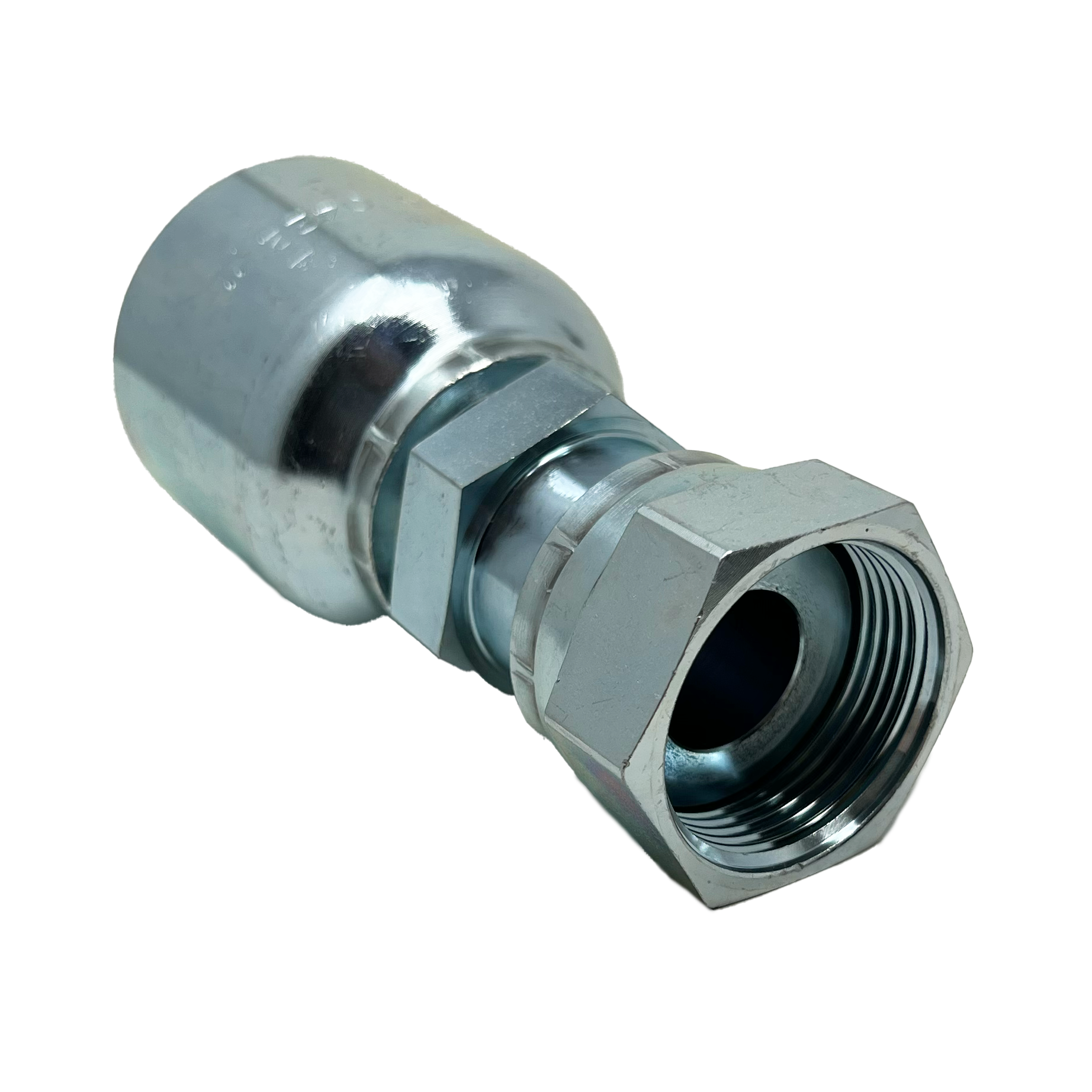 B2-OFFX-1612: Continental Hose Fitting, 1" Hose ID x 1-3/16-12 Female ORFS, Straight Swivel Connection