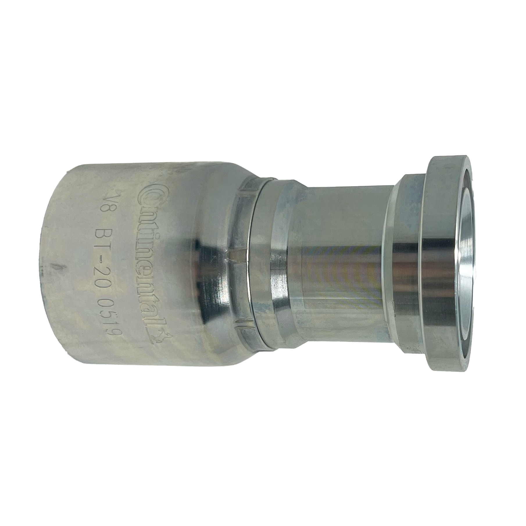 BT-FL-2020 : Continental Hose Fitting, 1.25 (1-1/4") Hose ID,  1.25 Code 61, Straight Connection