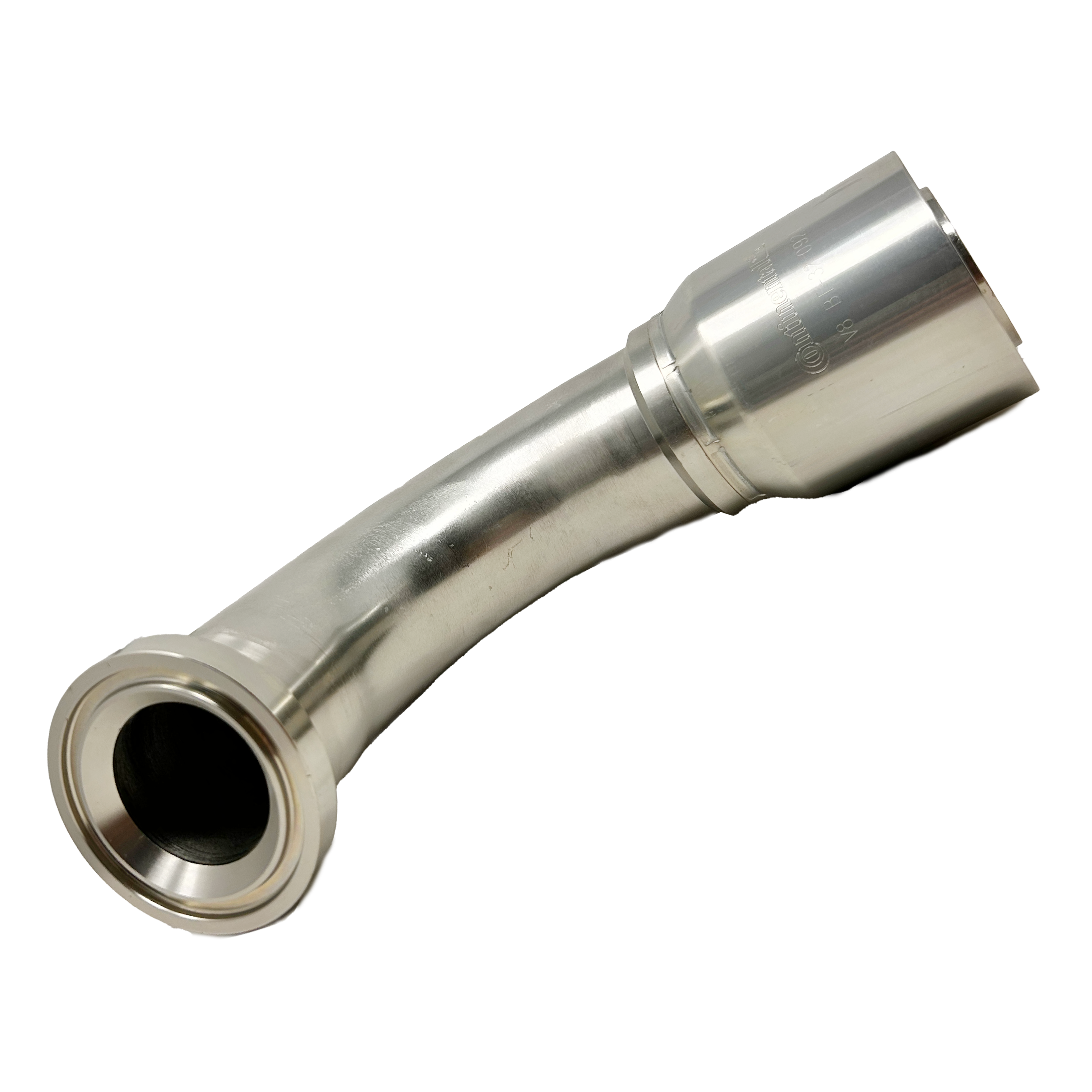 BT-FL90-4040 : Continental Hose Fitting, 2.5 (2-1/2") Hose ID, 2.5 Code 61, 90-Degree Connection