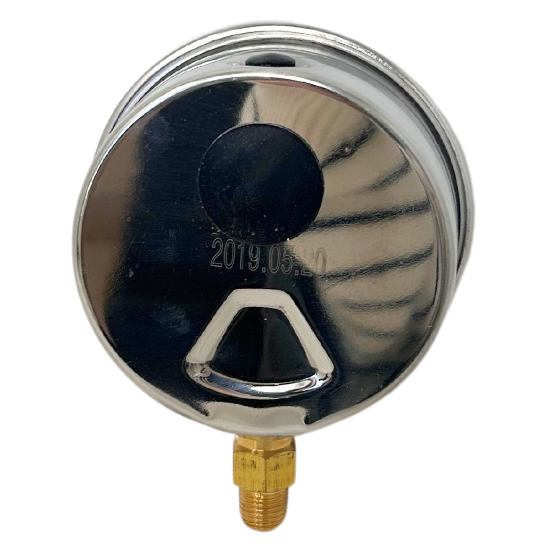 CFC2P-020A-FIRE : FIRE SALE Dynamic, Pressure Gauge, Glycerine-Filled, 4" Face, 0-300 psi, Stem Mount, 304 Stainless Steel Case - ALL SALES FINAL