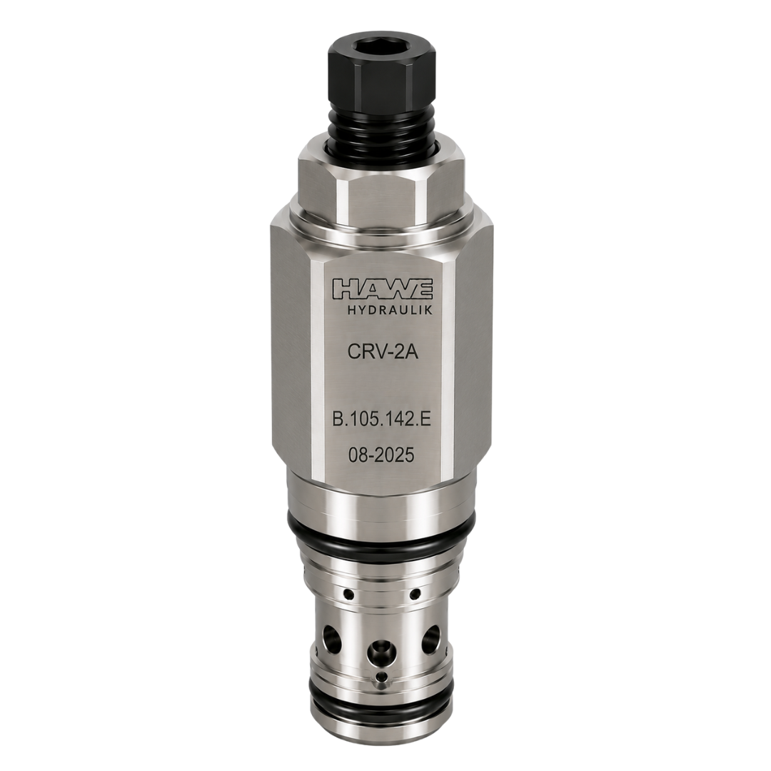 CRV-2A-3B-A-L : Hawe Hydraulik Relief Valve, Modulating Element with Relief Function, 3 Ports, T-2A Cavity, 21GPM, 101-3045psi (1015psi Standard), Hex Socket Screw (similar to RVEB-LAN)