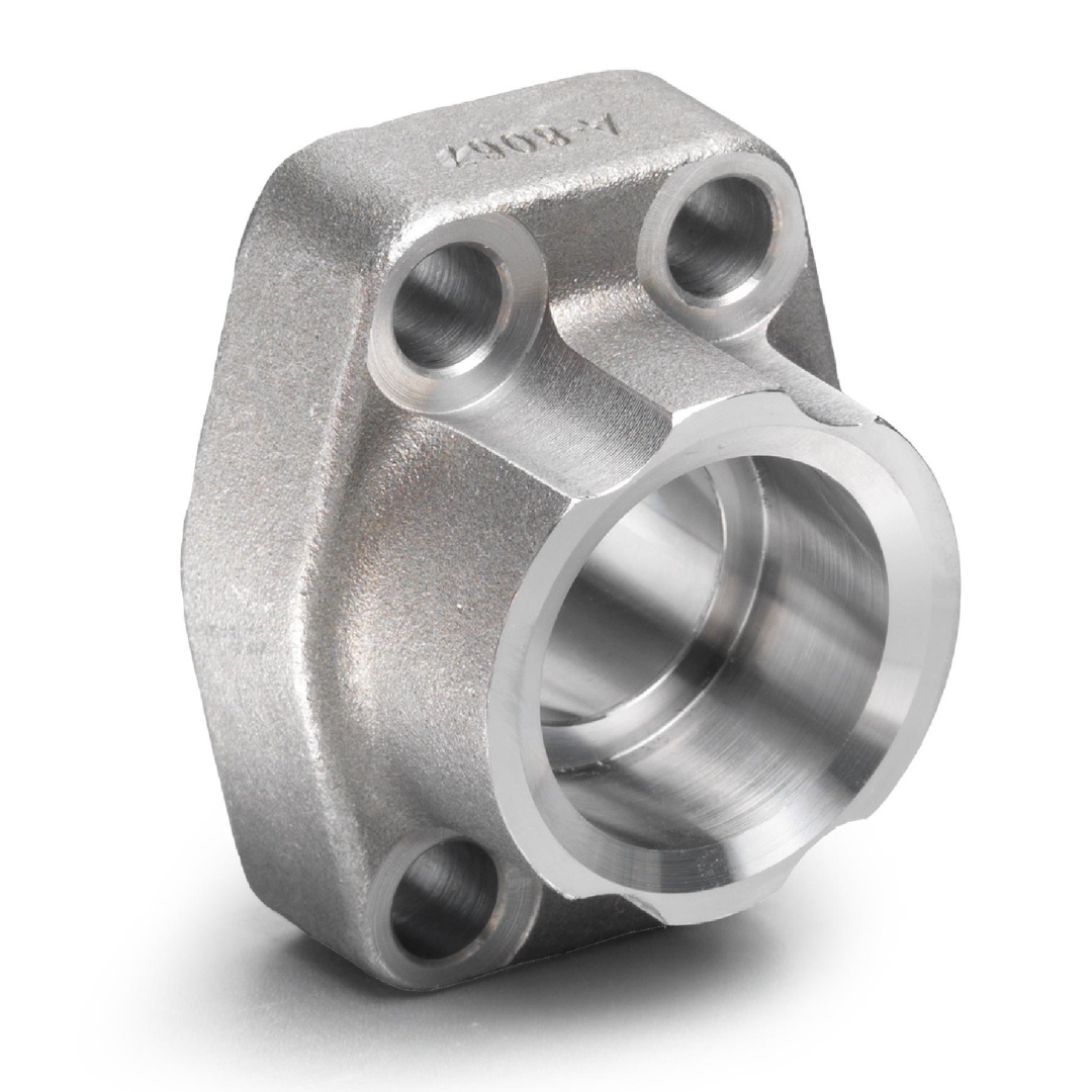 W31-20-20U : AFP Deep Socket Weld Pipe Flange, Steel, Straight, 1.25 (1-1/4") Pipe x 1.25 (1-1/4") Code 61 Deep Socket Weld, includes Flange, Bolts, O-Rings