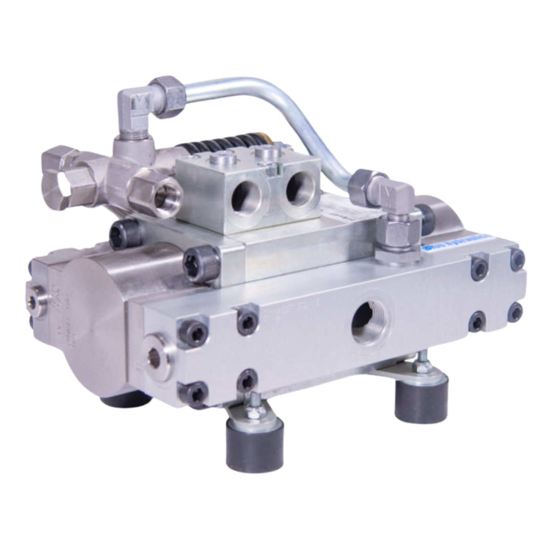 HPW 460 / 50 - 115 : Dynaset Hydraulically Driven High Pressure Water Pump, 13.2 GPM at 6700psi Water Power Output, Base Pump Only