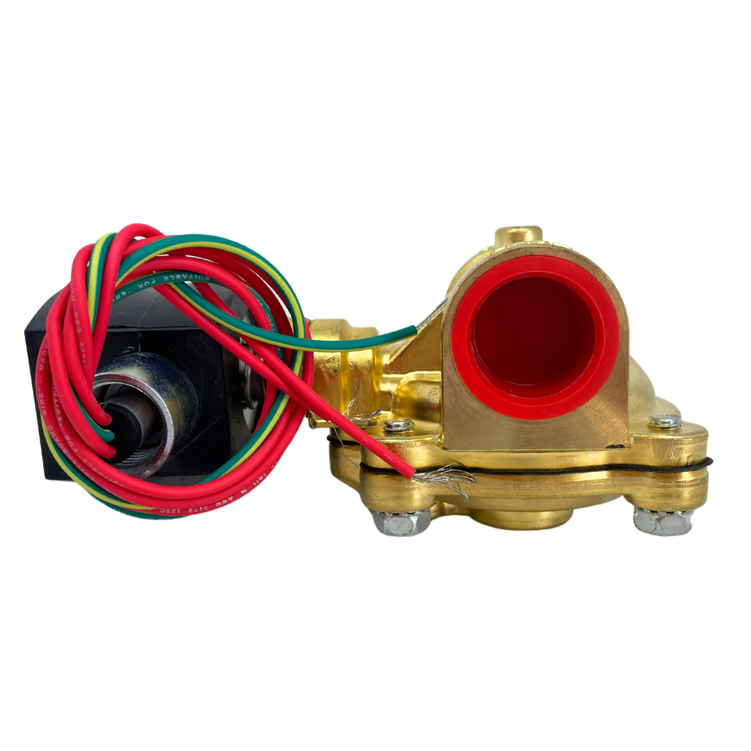 EF8210G014-FIRE : FIRE SALE Asco 8210 Series Solenoid Valve, NO, 1", Brass, 120/60, 150 psi - ALL SALES FINAL
