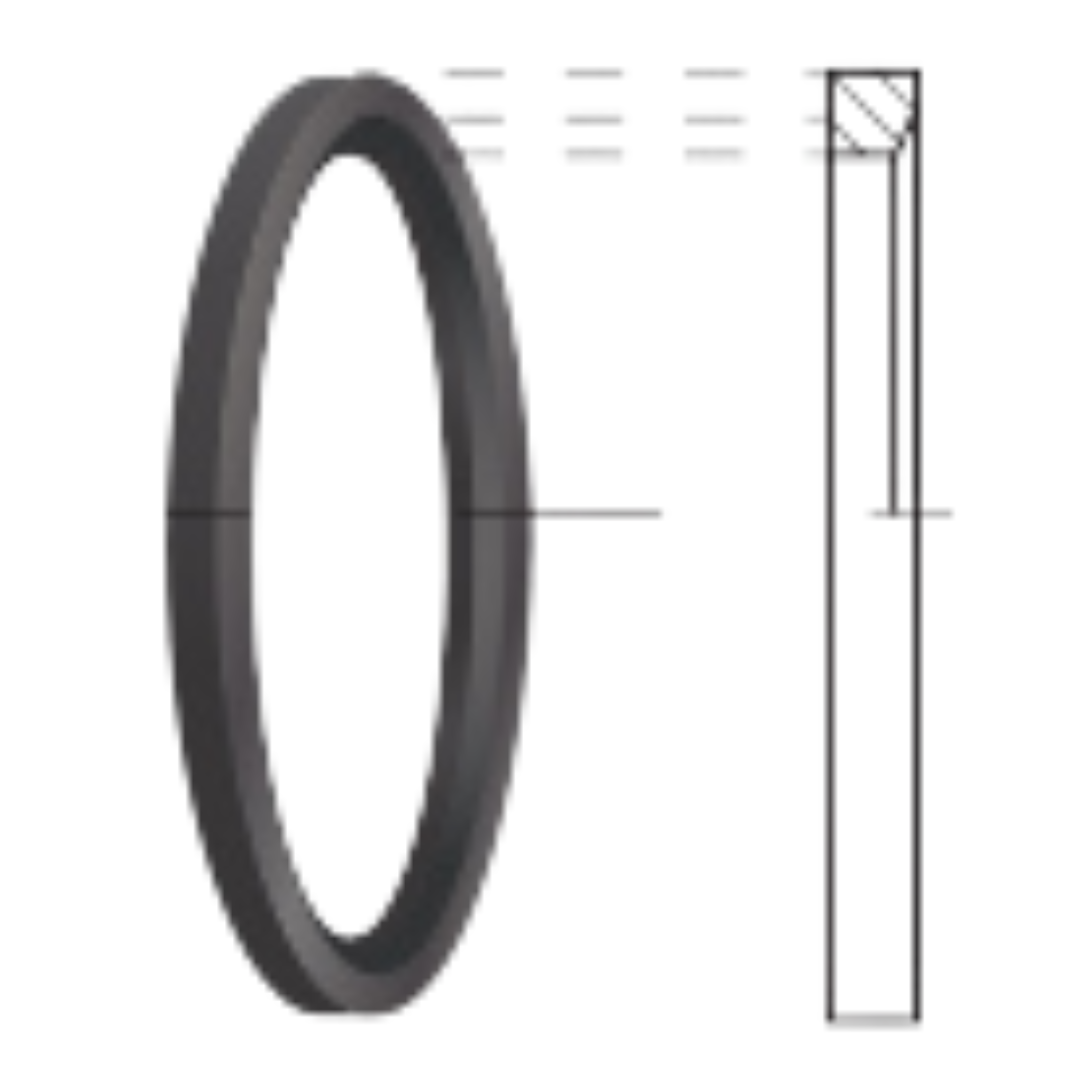 ESB-16 : Adaptall Buna-N Nitrile Elastomeric Embedded Seal, 1" (-16) BSPP