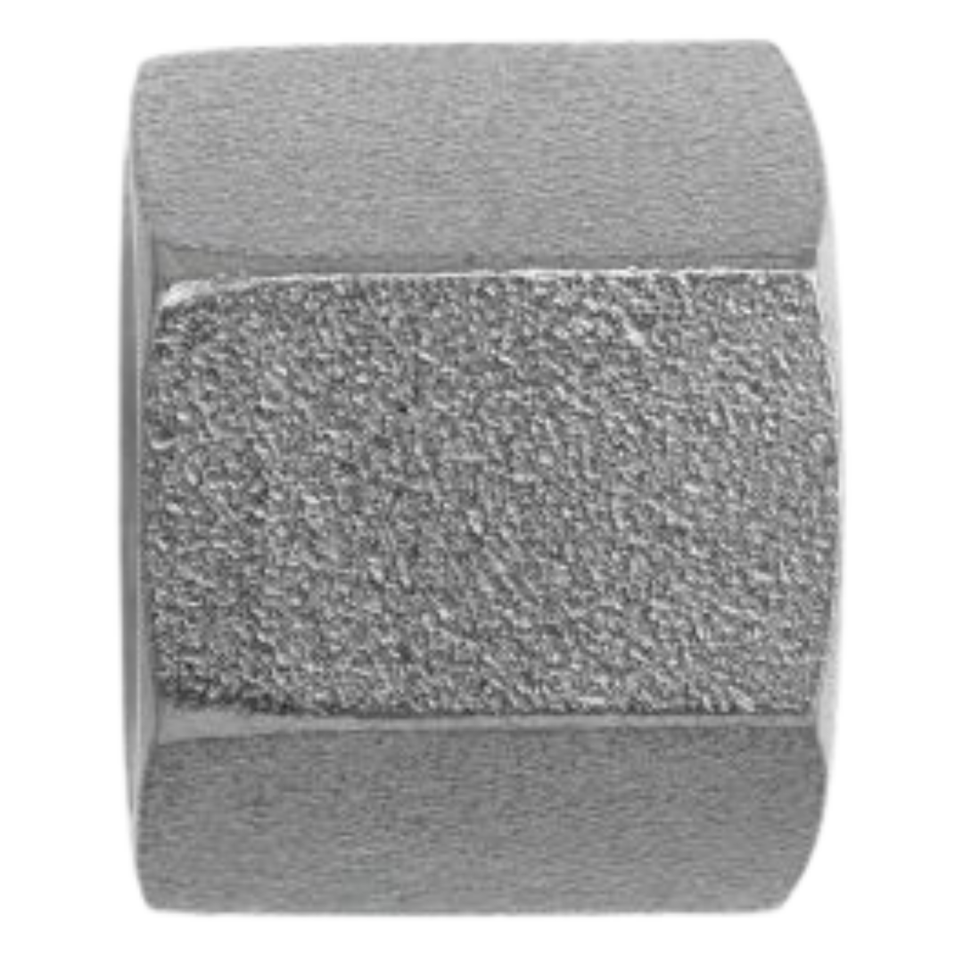 FS0318-04 : OneHydraulics Steel ORFS Nut, 9/16-18 (-04) Female ORFS