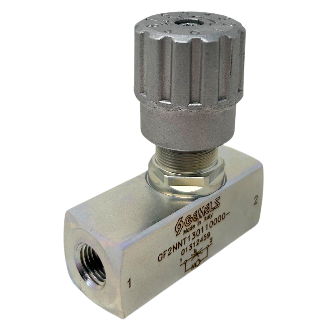 RF N1/4 PN400 CS : Gemels Flow Control Valve, 1/4 NPT, 5800psi rated, Carbon Steel